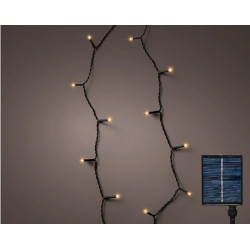 Guirlande solar 240l noir/blanc chaud 18m de Kaemingk - deco de la maison dans K002