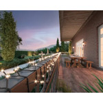 Guirlande solar 240l noir/blanc chaud 18m de Kaemingk - deco de la maison dans K002