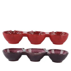 Tapas dolomite brillant 2ass 28x9cm de Kaemingk - deco de la maison dans K002