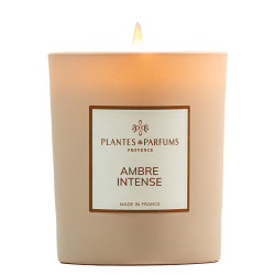 Bougie Parfumee Ambre Intense 180g de Plantes & Parfums dans A1381