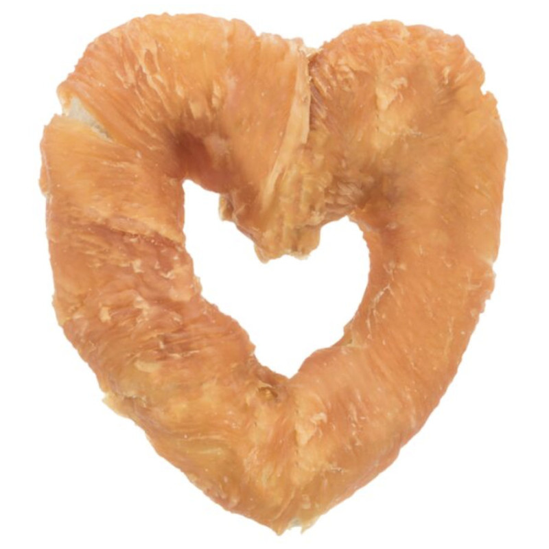 Coeur avec poulet en vrac 10 cm 70g de Trixie - Produit pour animaux dans T050