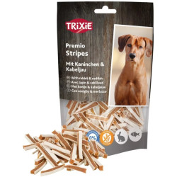 Stripes avec lapin & cabillaud 100g de Trixie - Produit pour animaux dans T050