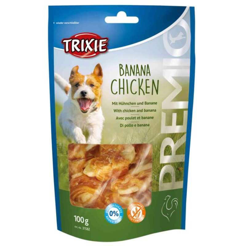 Bites au poulet & à la banane 100g de Trixie - Produit pour animaux dans T050