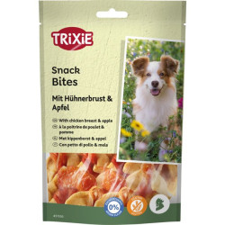 Bites à la poitrine de poulet & pomme 100g de Trixie - Produit pour animaux dans T050