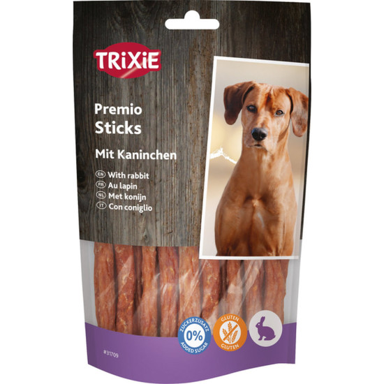 Bâtonnets au lapin 100g de Trixie - Produit pour animaux dans T050