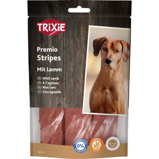 Stripes à l'agneau 100g de Trixie - Produit pour animaux dans T050