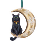 Figurine moon cat hanging ornament 9cm de Herboristerie et Esotérisme à Libourne dans W0151