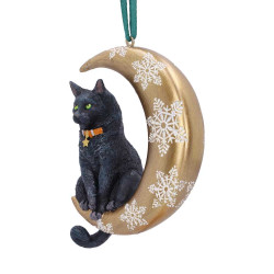 Figurine moon cat hanging ornament 9cm de Herboristerie et Esotérisme à Libourne dans W0151