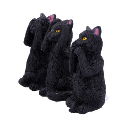 Figurine three wise felines 8.5cm de Herboristerie et Esotérisme à Libourne dans W0151