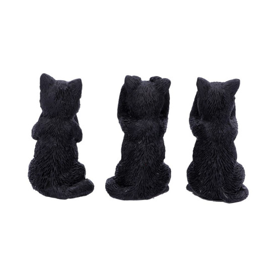 Figurine three wise felines 8.5cm de Herboristerie et Esotérisme à Libourne dans W0151