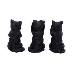 Figurine three wise felines 8.5cm de Herboristerie et Esotérisme à Libourne dans W0151