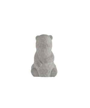 Ours paddy 10x9.5x16cm ciment gris de Jardinerie Bordeaux Libourne Gironde dans P140