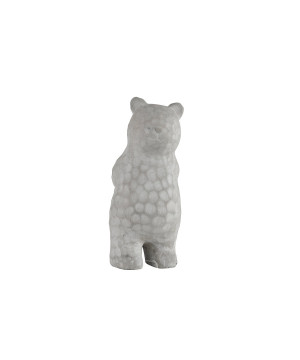 Ours paddy 8.5x8.5x17.5cm ciment gris de Jardinerie Bordeaux Libourne Gironde dans P140