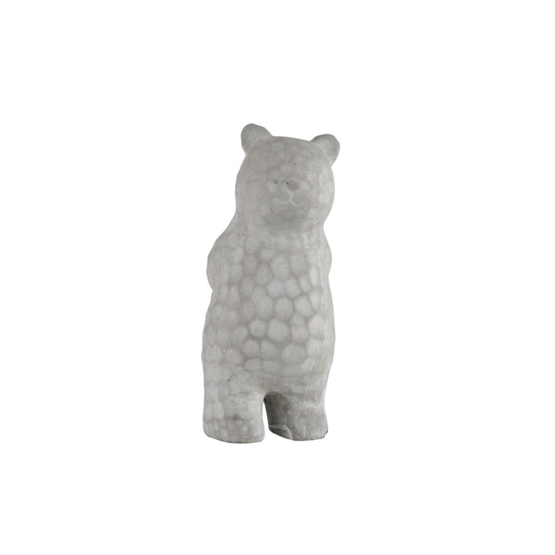 Ours paddy 8.5x8.5x17.5cm ciment gris de Jardinerie Bordeaux Libourne Gironde dans P140