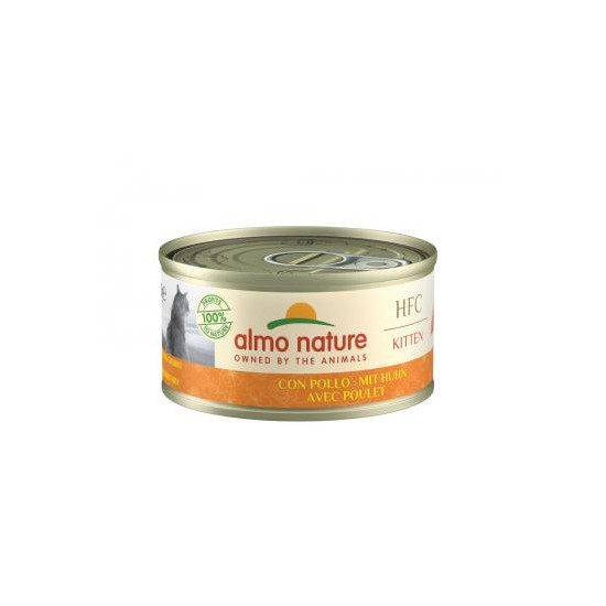 Patée pour chat hfc natural kitten poulet 70g de Almo Nature, les patées pour chats et chiens dans A061