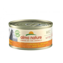 Patée pour chat hfc natural kitten poulet 70g de Almo Nature, les patées pour chats et chiens dans A061