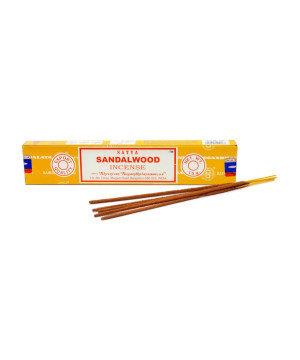 Encens nag champa satya - sandalwood - 15 grs de Herboristerie et Esotérisme à Libourne dans A061