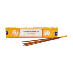 Encens nag champa satya - sandalwood - 15 grs de Herboristerie et Esotérisme à Libourne dans A061