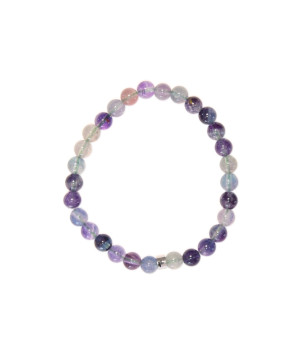 Bracelet fluorite perles rondes 6 mm de Herboristerie et Esotérisme à Libourne dans A061