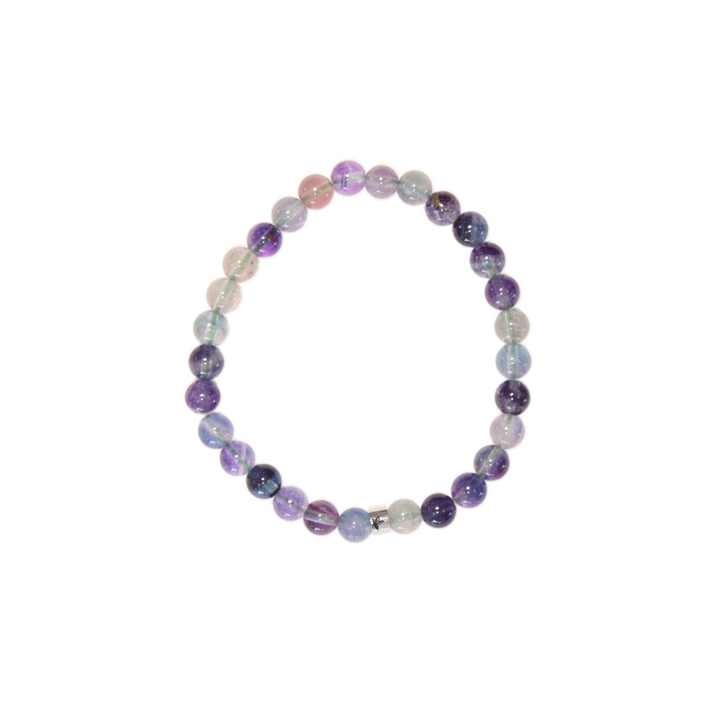 Bracelet fluorite perles rondes 6 mm de Herboristerie et Esotérisme à Libourne dans A061