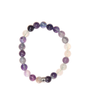 Bracelet fluorite perles rondes 8 mm de Herboristerie et Esotérisme à Libourne dans A061