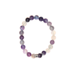 Bracelet fluorite perles rondes 8 mm de Herboristerie et Esotérisme à Libourne dans A061