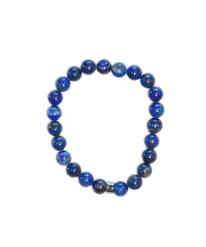 Bracelet lapis-lazuli perles rondes 8 mm de Herboristerie et Esotérisme à Libourne dans A061