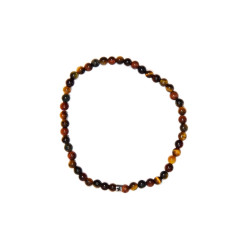 Bracelet oeil tigre. taureau. faucon perles 4 mm de Herboristerie et Esotérisme à Libourne dans A061