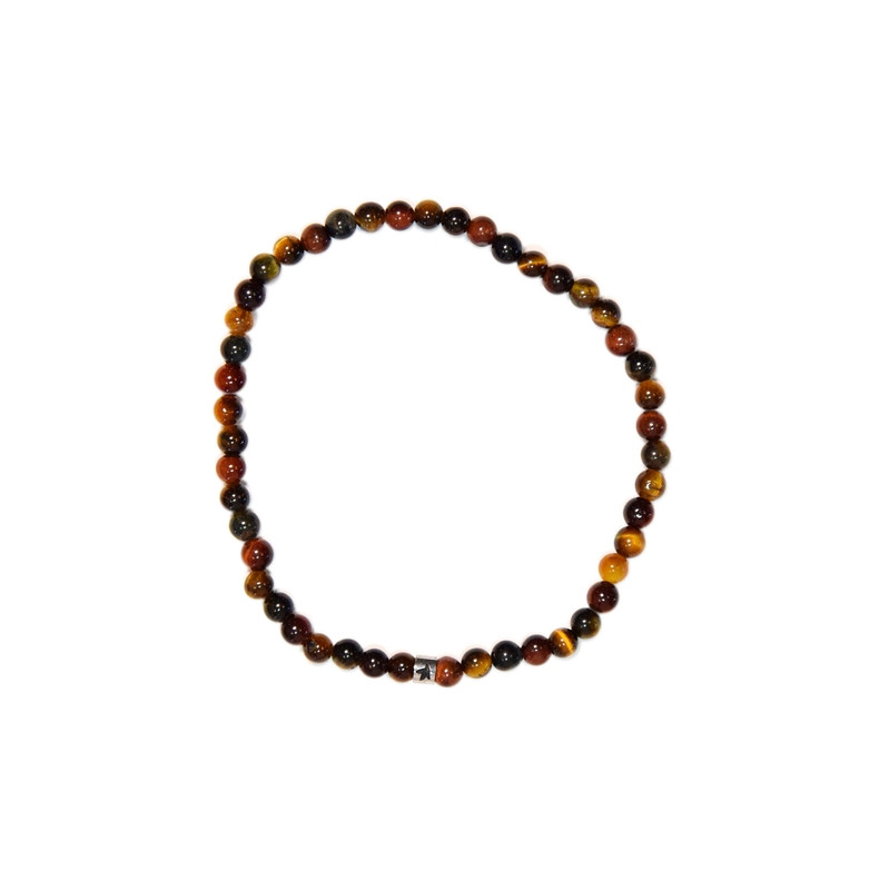 Bracelet oeil tigre. taureau. faucon perles 4 mm de Herboristerie et Esotérisme à Libourne dans A061
