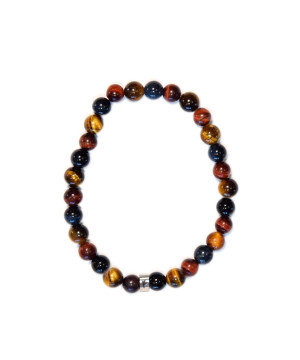 Bracelet oeil tigre. taureau. faucon perles 6 mm de Herboristerie et Esotérisme à Libourne dans A061