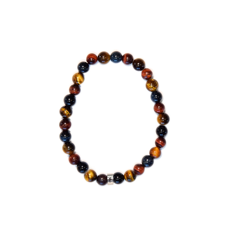 Bracelet oeil tigre. taureau. faucon perles 6 mm de Herboristerie et Esotérisme à Libourne dans A061