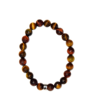 Bracelet oeil tigre. taureau. faucon perles 8 mm de Herboristerie et Esotérisme à Libourne dans A061