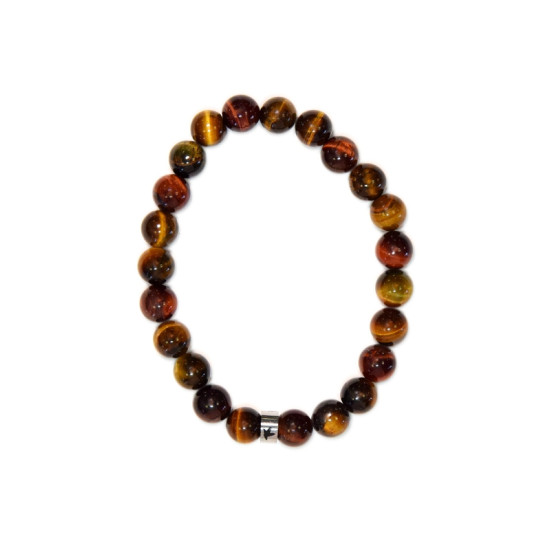 Bracelet oeil tigre. taureau. faucon perles 8 mm de Herboristerie et Esotérisme à Libourne dans A061