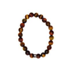 Bracelet oeil tigre. taureau. faucon perles 8 mm de Herboristerie et Esotérisme à Libourne dans A061