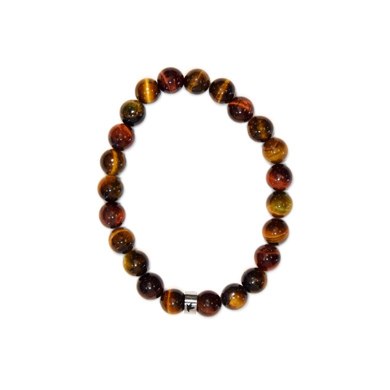 Bracelet oeil tigre. taureau. faucon perles 8 mm de Herboristerie et Esotérisme à Libourne dans A061