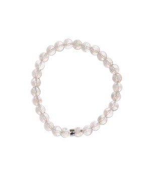 Bracelet cristal de roche perles rondes 6 mm de Herboristerie et Esotérisme à Libourne dans A061