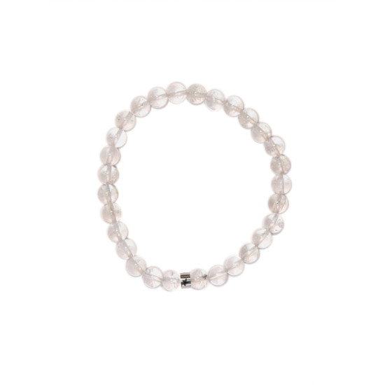 Bracelet cristal de roche perles rondes 6 mm de Herboristerie et Esotérisme à Libourne dans A061