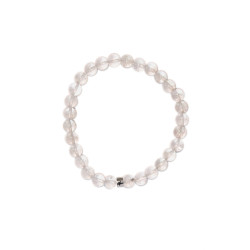 Bracelet cristal de roche perles rondes 6 mm de Herboristerie et Esotérisme à Libourne dans A061