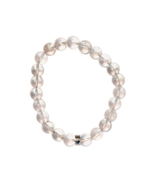 Bracelet cristal de roche perles rondes 8 mm de Herboristerie et Esotérisme à Libourne dans A061