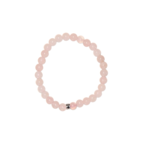 Bracelet quartz rose perles rondes 6 mm de Herboristerie et Esotérisme à Libourne dans A061