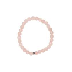 Bracelet quartz rose perles rondes 6 mm de Herboristerie et Esotérisme à Libourne dans A061
