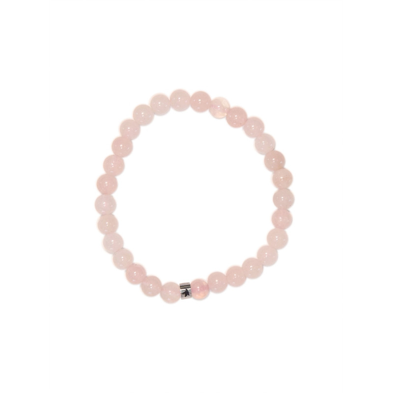 Bracelet quartz rose perles rondes 6 mm de Herboristerie et Esotérisme à Libourne dans A061