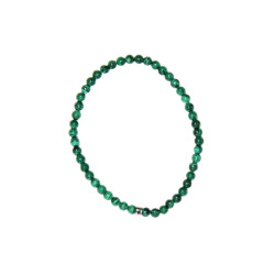 Bracelet malachite perles rondes 4 mm de Herboristerie et Esotérisme à Libourne dans A061