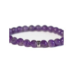Bracelet amethyste perles 8 mm poignet large de Herboristerie et Esotérisme à Libourne dans A061