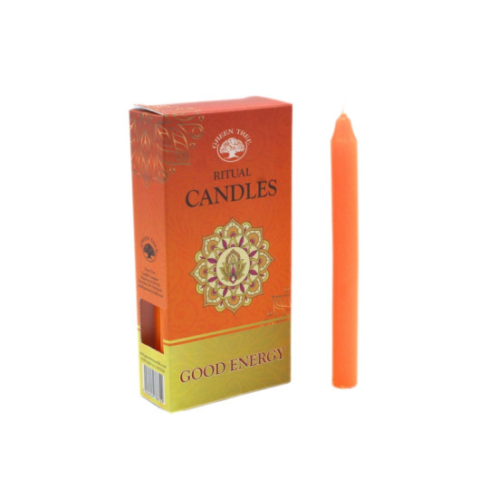 Bougies a rituel - bonne energie - oranges de Herboristerie et Esotérisme à Libourne dans A061
