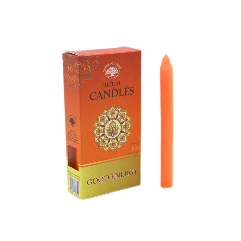 Bougies a rituel - bonne energie - oranges de Herboristerie et Esotérisme à Libourne dans A061