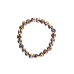 Bracelet quartz fume perles rondes 8 mm de Herboristerie et Esotérisme à Libourne dans A061