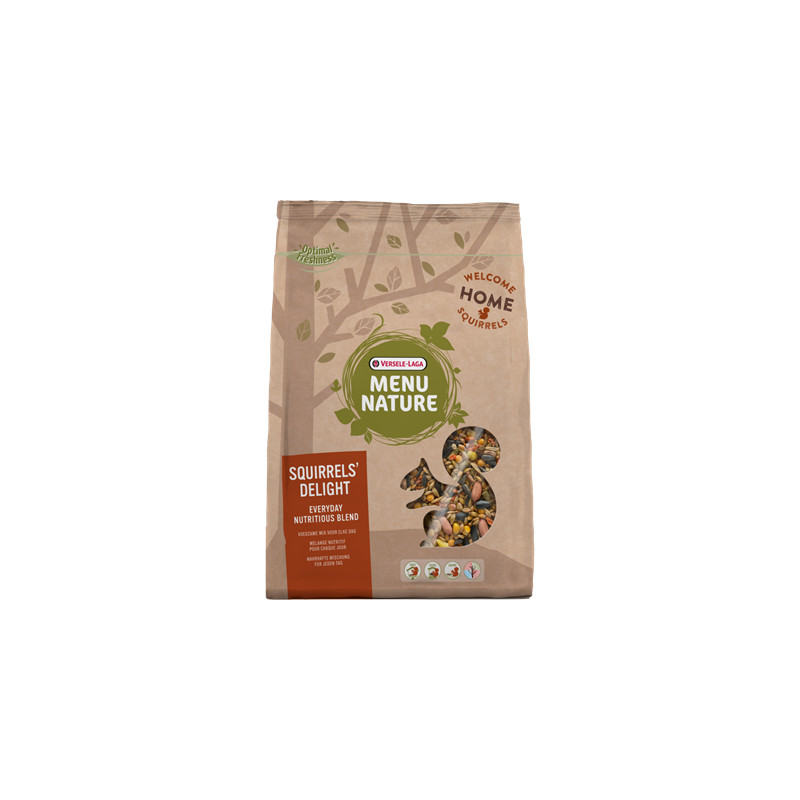 Menu nature aliments écureuil 600gr de Versele Laga - Alimentation pour animaux dans V019