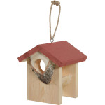 Mangeoire bois hutte l rouge de Zolux - Produit pour animaux dans Z002