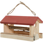 Mangeoire bois hutte xl rouge de Zolux - Produit pour animaux dans Z002